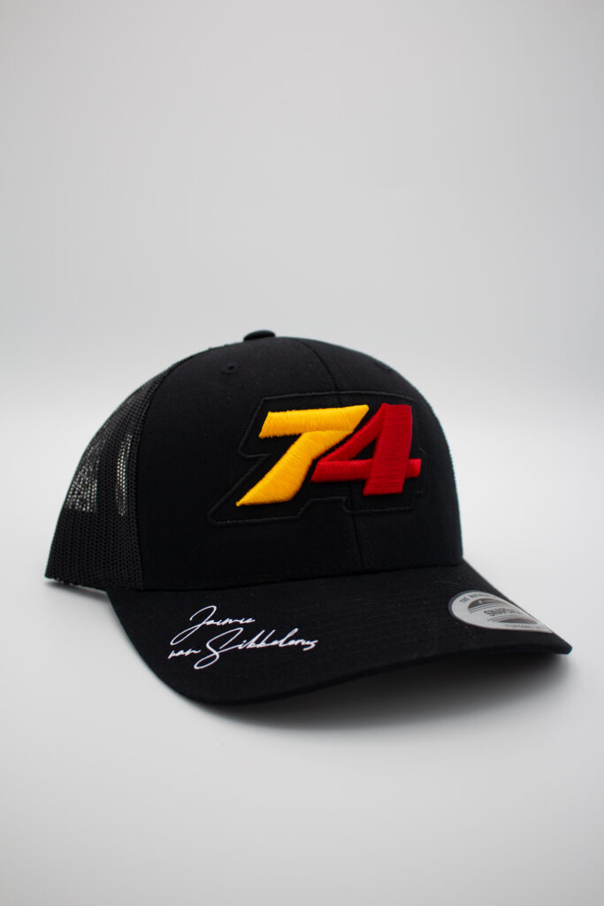 3D 74 Truckercap Yellow-Red