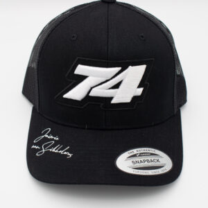 3D 74 Truckercap White